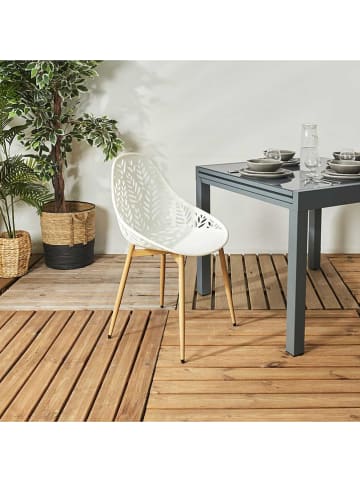 Garden Spirit 4-delige set: stoelen "Lucena" wit - (B)53,3 x (H)83,4 x (D)52,3 cm