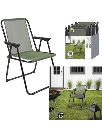 Garden Spirit Klapstoel "Pliante" kaki - (B)51 x (H)75 x (D)60 cm