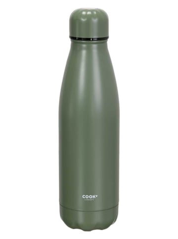 COOK CONCEPT Edelstahl-Isolierflasche in Khaki - 500 ml