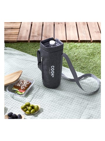 COOK CONCEPT Flessentas grijs - (H)30 x Ø 10 cm