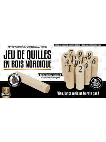 The Home Deco Kids Kręgle w kolorze jasnobrązowym - 3+