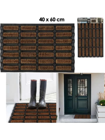 Garden Spirit Kokosdeurmat bruin - (L)40 x (B)60 cm