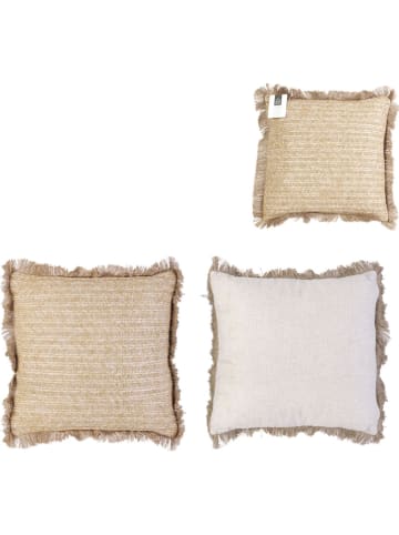 Ethnical Life Kissen in Beige/ Creme - (L)40 x (B)40 cm