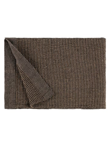 Rento Saunasitzbezug ''Kenno'' in Schwarz/ Beige - (L)160 x (B)60 cm