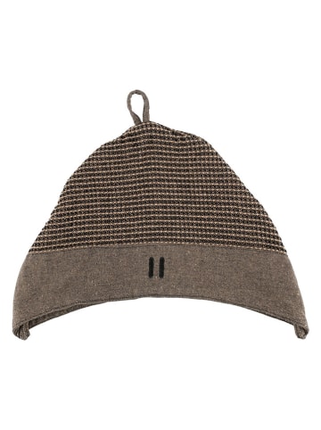 Rento Saunahut ''Kenno'' in Schwarz/ Beige - (B)40 x (H)32 cm