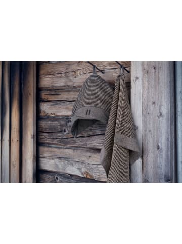 Rento Saunahoed ''Kenno'' zwart/beige - (B)40 x (H)32 cm