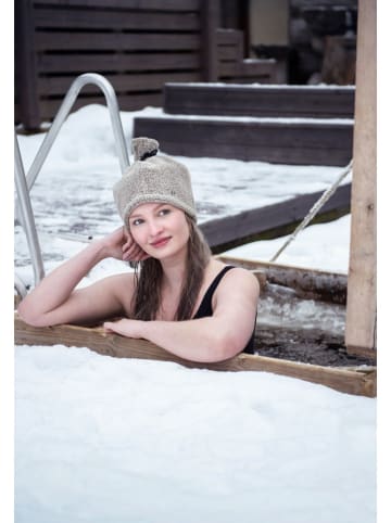 Rento Saunahoed ''Terry'' lichtbruin - (B)22 x (H)29 cm