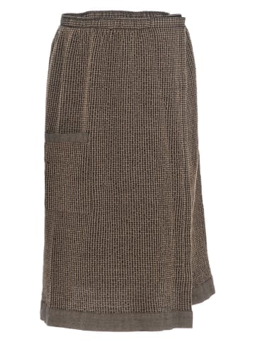 Rento Saunakilt ''Kenno'' zwart/beige - (L)145 x (B)70 cm