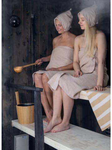 Rento Wiaderko "Duo" w kolorze beżowym do sauny - 5 l