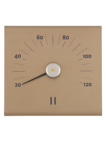Rento Saunathermometer champagnekleurig - (L)14 x (B)15 cm