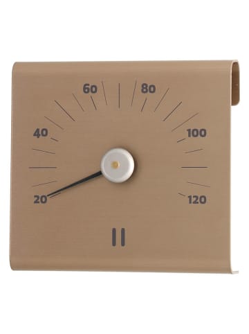 Rento Termometr w kolorze kremowym do sauny - 14 x 15 cm