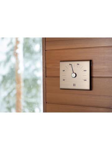 Rento Saunathermometer champagnekleurig - (L)14 x (B)15 cm