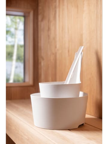 Rento Saunakübel ''Pisara'' in Weiß - 5 l