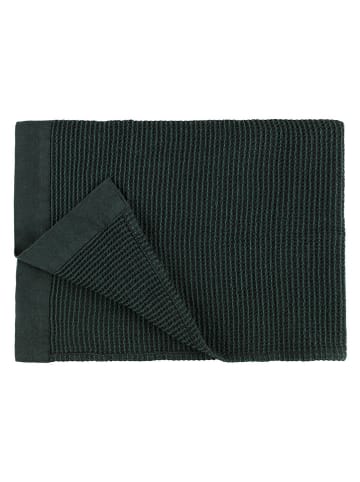 Rento Saunasitzbezug ''Kenno'' in Schwarz/ Grün - (L)160 x (B)60 cm