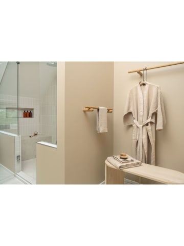 Rento Bademantel ''Kenno'' in Beige/ Weiß - (L)118 x (B)66 cm