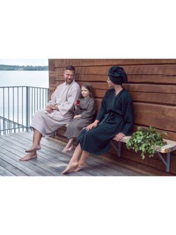 Rento Bademantel ''Kenno'' in Schwarz/ Grün - (L)116 x (B)60 cm