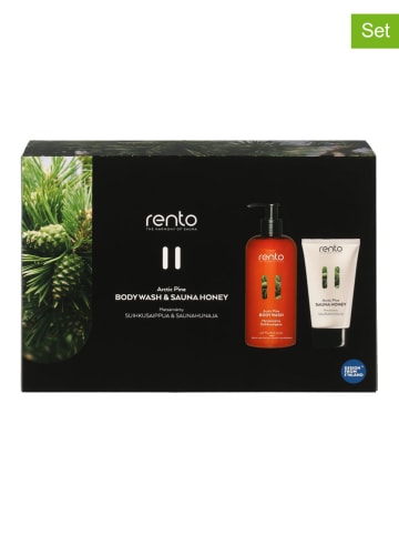 Rento 2tlg. Sauna-Körperpflege-Set ''Arctic Pine''