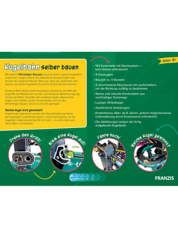 FRANZIS Bausatz "Kugelbahn selber bauen" - ab 8 Jahren