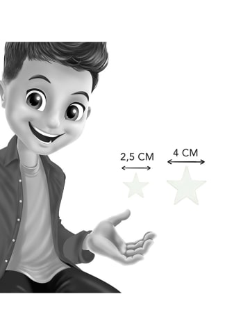 BUKI 50tlg. phosphoreszierende Sternen-Set "Glow-in-the-dark" - ab 5 Jahren