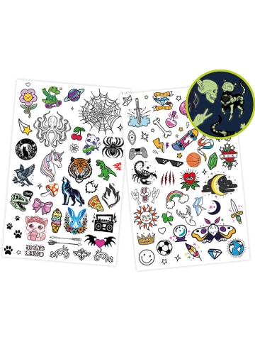 BUKI Fluoreszierende Tattoos "Glow in the dark" - ab 6 Jahren