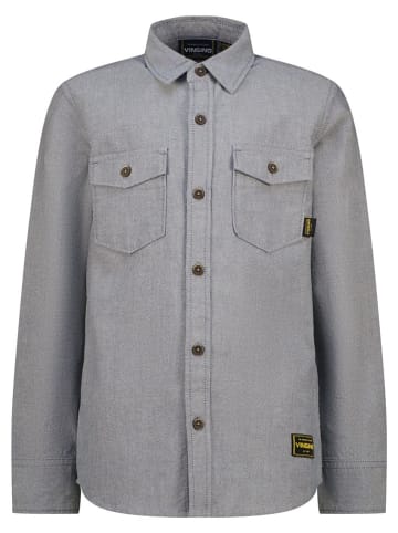 Vingino Koszula "Lino" w kolorze szarym