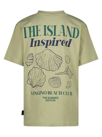 Vingino Koszulka "Hitto" w kolorze khaki