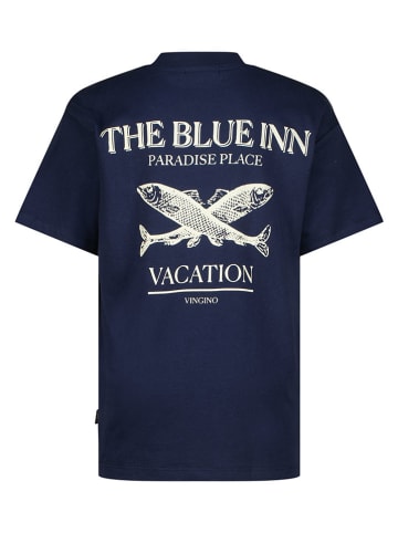 Vingino Koszulka "Hensos" w kolorze granatowym