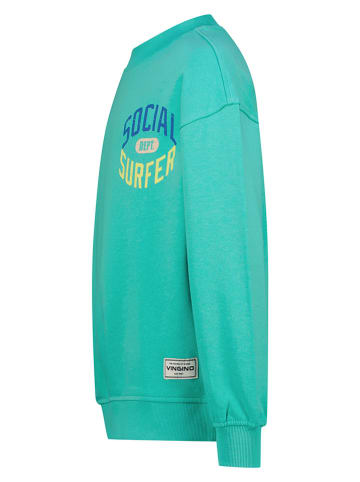 Vingino Sweatshirt "Nurfs" in Türkis