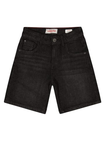 Vingino Szorty dżinsowe w kolorze czarnym