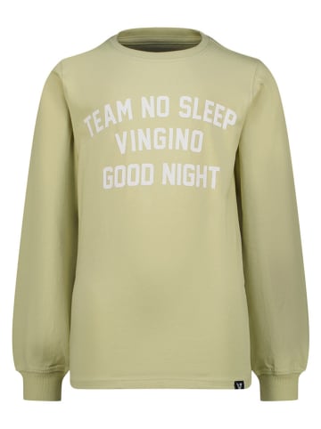 Vingino Pyjama "Werit" in Khaki/ Schwarz