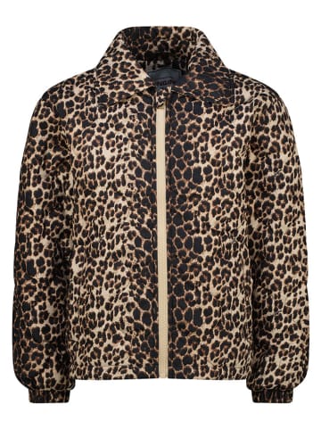 Vingino Kurtka "Tinny" w kolorze beżowo-czarnym