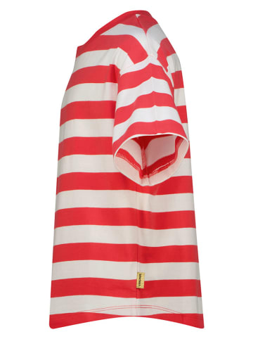 Vingino Koszulka w kolorze kremowo-czerwonym