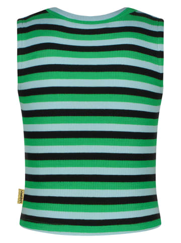 Vingino Top w kolorze zielono-czarnym