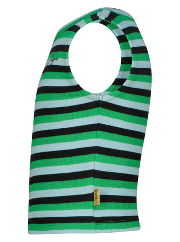 Vingino Top w kolorze zielono-czarnym