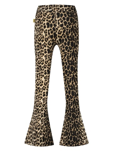Vingino Uitlopende leggings "Sendra" beige/zwart