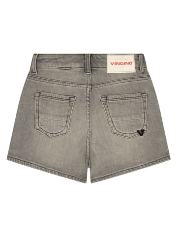 Vingino Szorty dżinsowe "Dora" w kolorze szarym