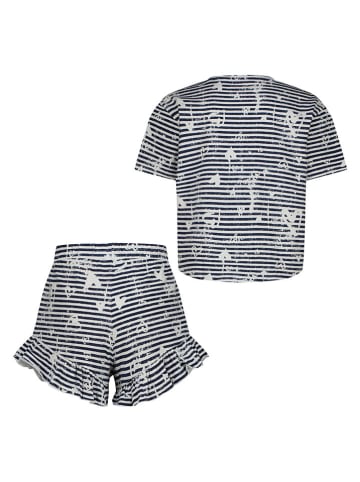 Vingino Pyjama "Waranda" in Dunkelblau/ Creme