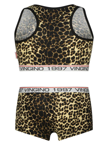 Vingino 2-delige ondergoedset beige/zwart