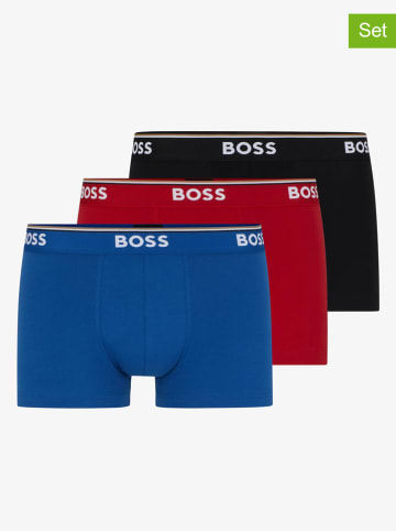 Hugo Boss Underwear 3-delige set: boxershorts zwart/blauw/rood