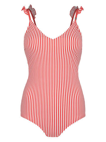 SHORT STORIES Badeanzug in Rot/ Weiß