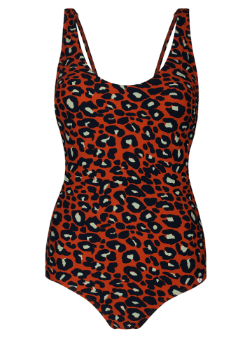 SHORT STORIES Badeanzug in Rot/ Schwarz