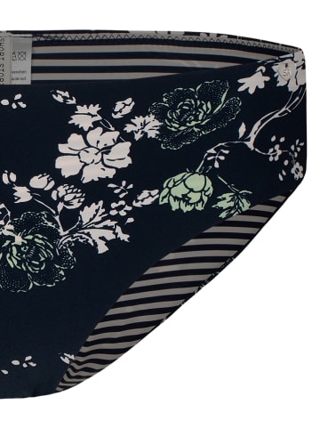 SHORT STORIES Bikini-Hose in Dunkelblau/ Creme