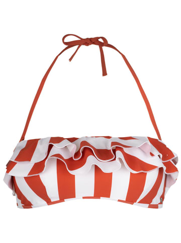 SHORT STORIES Biustonosz bikini w kolorze czerwono-białym