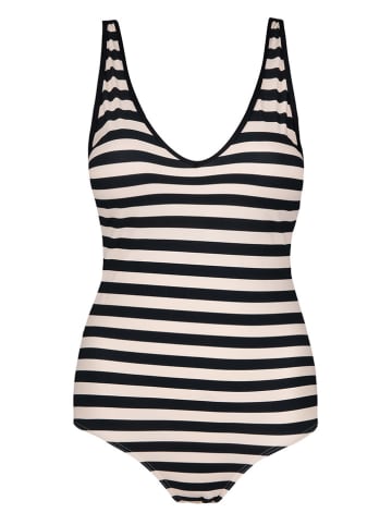 SHORT STORIES Badeanzug in Schwarz/ Creme