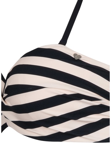 SHORT STORIES Biustonosz bikini w kolorze czarno-kremowym