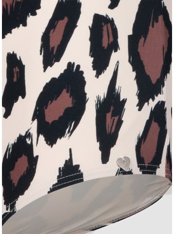 SHORT STORIES Badeanzug in Schwarz/ Creme/ Braun