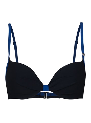 SHORT STORIES Bikini-Oberteil in Schwarz/ Blau