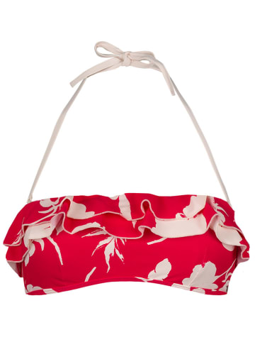 SHORT STORIES Bikini-Oberteil in Rot/ Creme