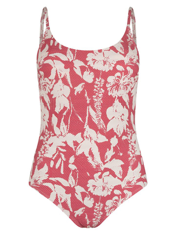 SHORT STORIES Badeanzug in Creme/ Rot