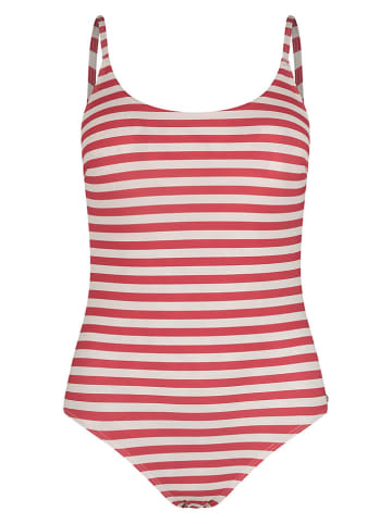 SHORT STORIES Badeanzug in Creme/ Rot